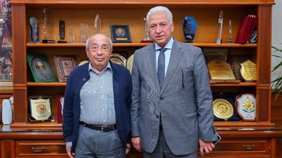لإعادة اعمار غزة ، نقيب المهندسين يستقبل رئيس اتحاد مقاولي القطاع