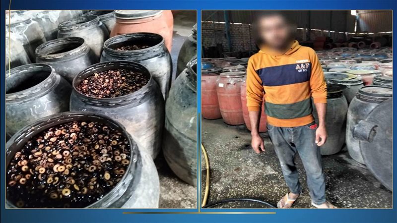 صاحب المصنع والمضبوطات