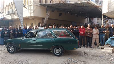 تشييع رفات ضحيتين من ضحايا سفاح المعمورة بالإسكندرية