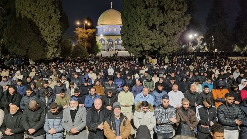 صلاة التراويح من المسجد الأقصى 