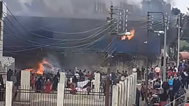 صورة من موقع الحادث 