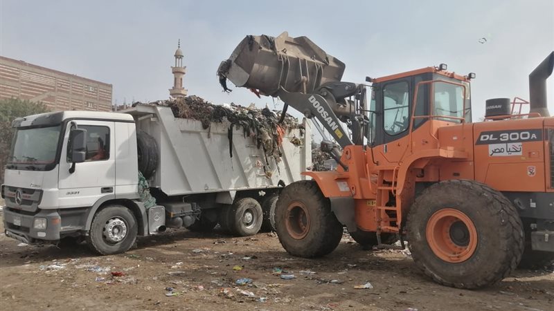 جانب من حملات النظافة بالمنوفية 