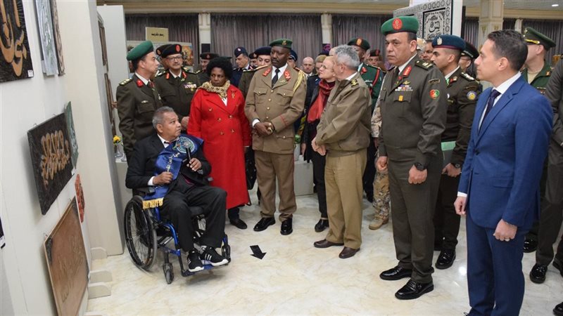 جانب من معرض القوات المسلحة احتفالا بيوم الشهيد