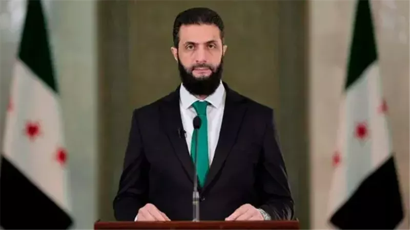الرئيس السوري الإنتقالي أحمد الشرع