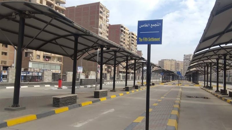 موقف السرفيس الحضاري بـ كوبري الصحابة المريوطية فيصل