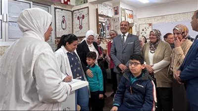 محافظ الإسكندرية يتابع فعاليات المبادرة الرئاسية «عيون أطفالنا مستقبلنا»
