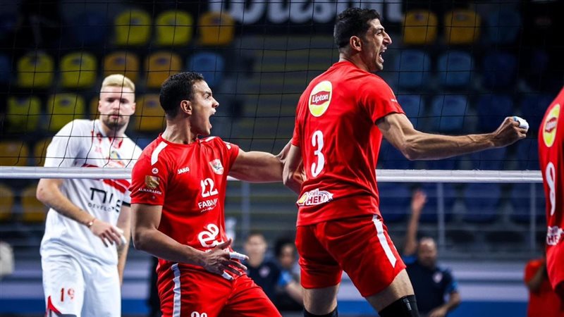 الأهلي والزمالك لكرة الطائرة