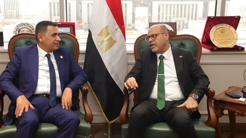 وزير العمل و رئيس جامعة ساكسوني مصر