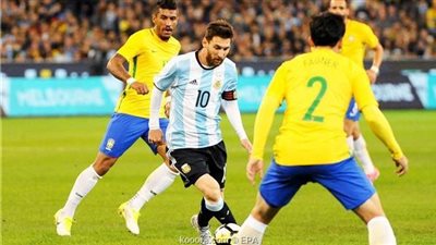 موعد مباراة الأرجنتين والبرازيل في تصفيات كأس العالم والقنوات الناقلة