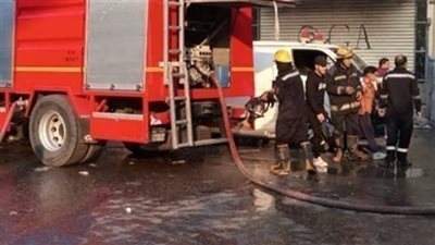 انتداب المعمل الجنائي لمعاينة حريق مطعم في عابدين