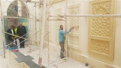 أعمال تطوير ضريح الإمام الشيخ الشعراوي بدقادوس مركز ميت غمر 
