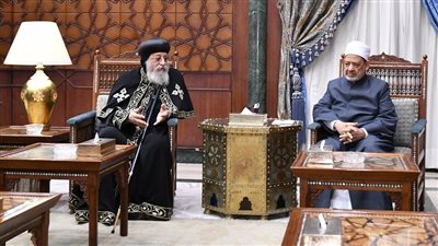 البابا تواضروس يهنئ شيخ الأزهر بمناسبة عيد الفطر