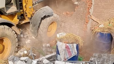 إزالة 1117 حالة تعدي وبناء مخالف قي الموجة الــ 25 بالمنوفية