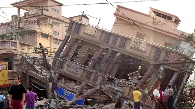 زلزل يضرب ميانمار 