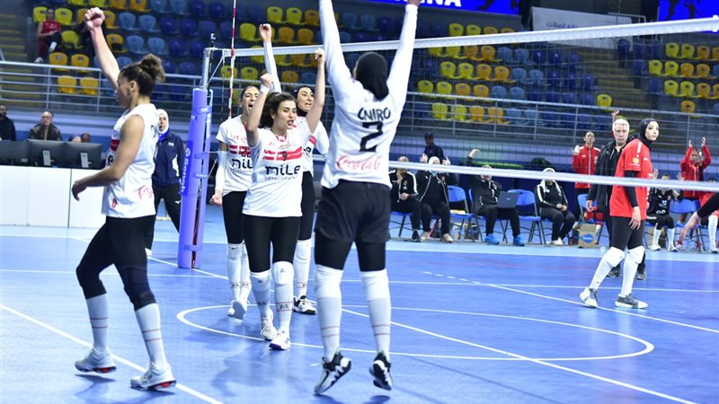 لاعبات الزمالك للكرة الطائرة