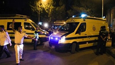 الاستعلام عن الحالة الصحية لـ 4 مصابين في حادث تصادم سيارتين بالفيوم