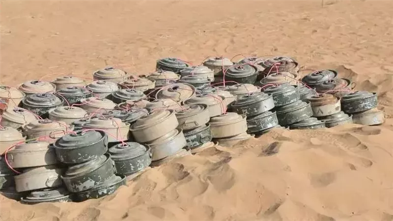 الألغام في اليمن والعراق وأذربيجان