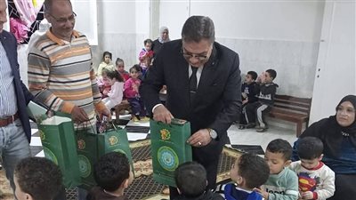 محافظ الدقهلية بدار الأيتام بالمنصورة: «احنا أهلكم وراحتكم ورعايتكم مسؤوليتي»