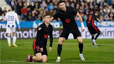 برشلونة يتخطى ليجانيس ويواصل تصدره للدوري الإسباني