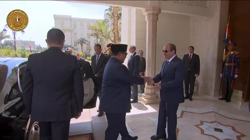 الرئيس السيسي والرئيس الإندونيسي
