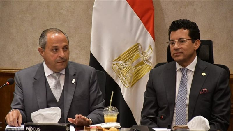 وزير الشباب والرياضة ومحافظ بورسعيد