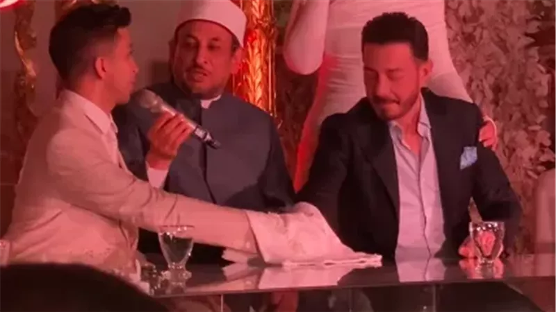 عقد قران هشام جمال وليلى زاهر