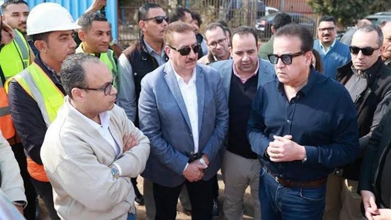 جانب من جولات وزير الصحة للمنوفية 