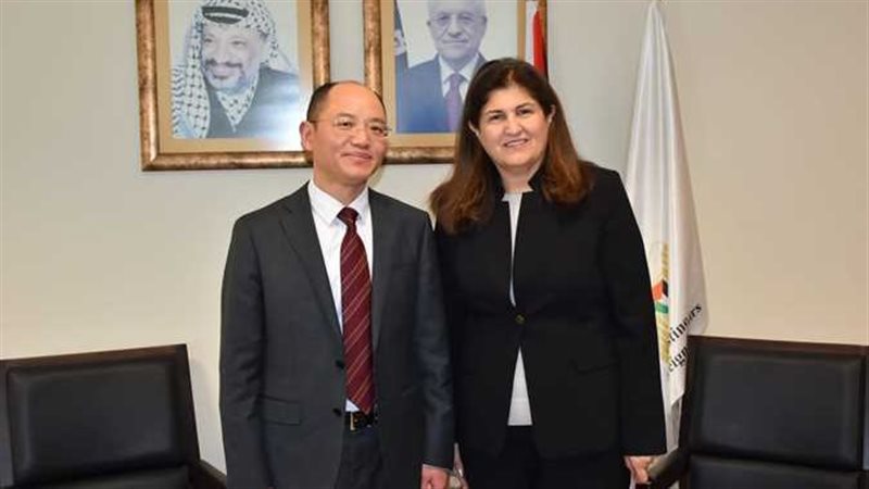 الدكتورة فارسين شاهين، وزيرة الدولة لشؤون خارجية فلسطين