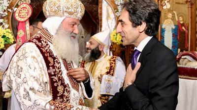 بسام راضى ينقل تهنئة الرئيس السيسي إلى الجالية القبطية فى إيطاليا