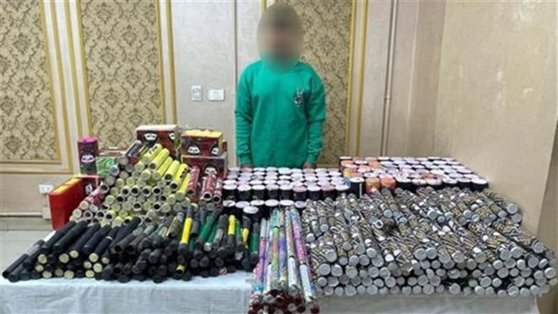 المتهم والمضبوطات 