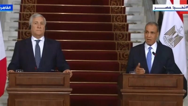 مؤتمر وزير الخارجية ونظيره الإيطالي