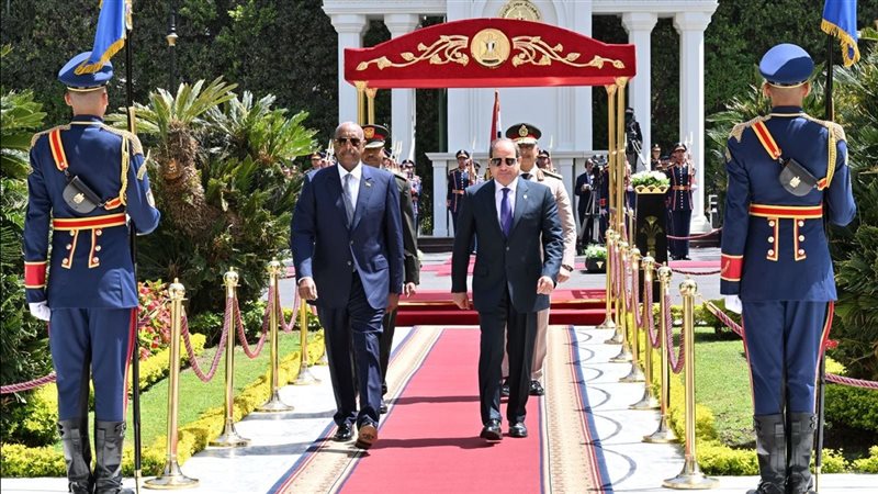 الرئيس السيسي ونظيره السوداني