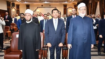 وزيرا الشباب والرياضة والأوقاف يشهدان لقاءً حواريًا حول تعزيز الهوية الوطنية