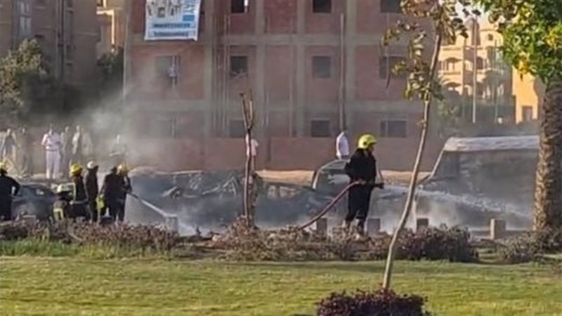 حادث انفجار خط غاز الواحات 