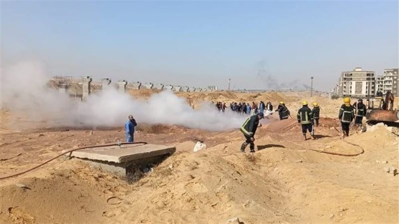 حريق خط غاز أكتوبر