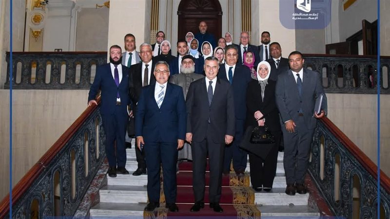 اجتماع الإدارة المحلية بمحافظة الاسكندرية