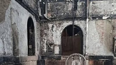 مصدر أمنى: السبب في حريق كنيسة مارجرجس بقنا شمعة.. تفاصيل 