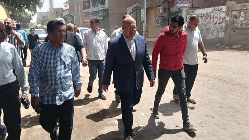 جولة لنائب محافظ الجيزة بأبو النمرس