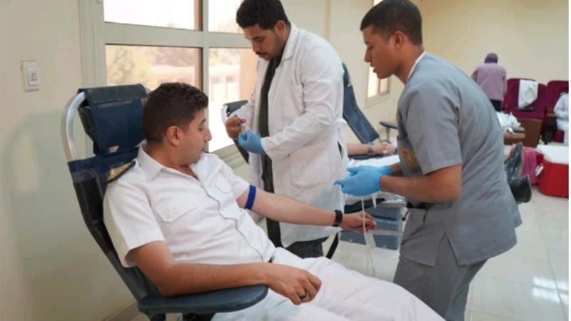 جانب من حملة التبرع بالدم
