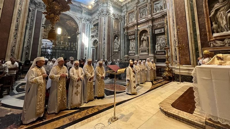  قداس قبطي بمناسبة يوبيل الرجاء في روما