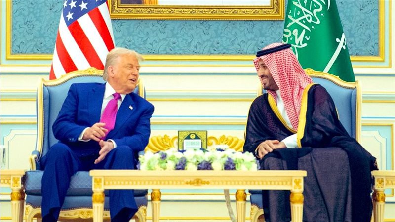 الرئيس الأمريكي وولى العهد السعودي 