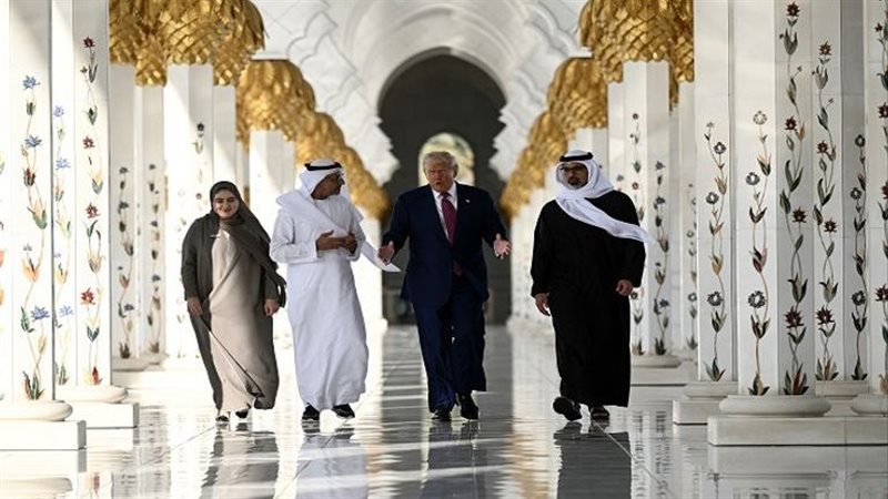 ترامب من مسجد الشيخ زايد الكبير 