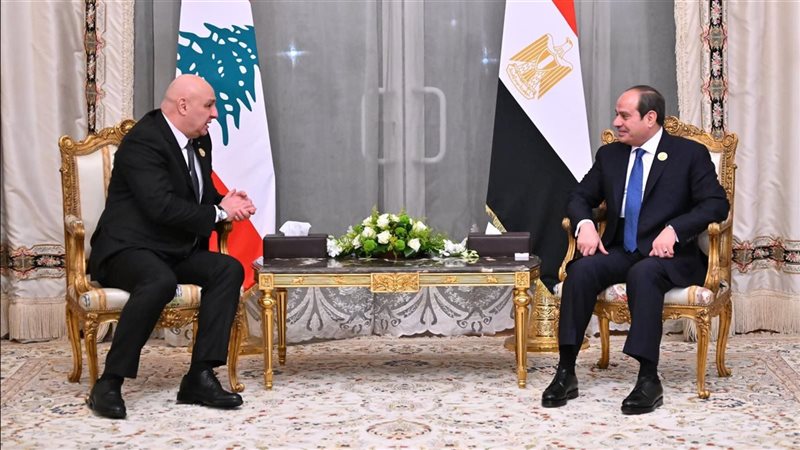 الرئيس اللبناني جوزيف عون والرئيس السيسي - أرشيفية