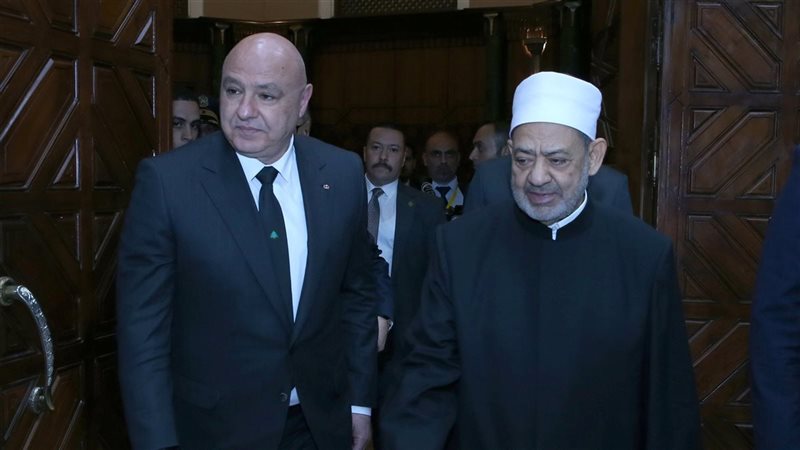 شيخ الأزهر يستقبل الرئيس اللبناني