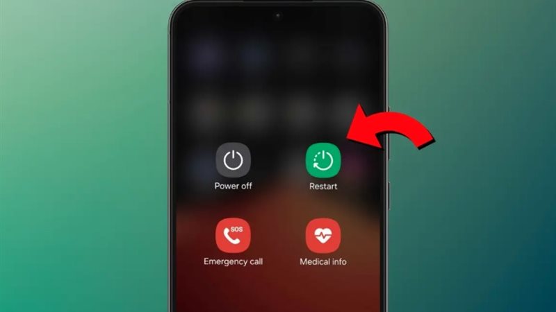 إعادة تشغيل الهاتف