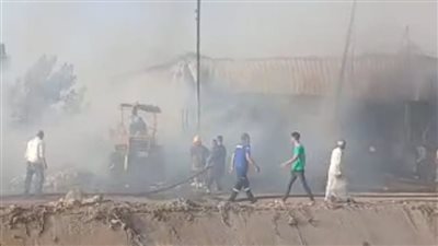 السيطرة على حريق بمصنع قطن في عزبة حميدة بسمنود دون إصابات