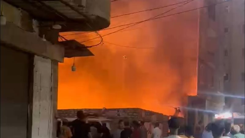 صورة من موقع الحريق 