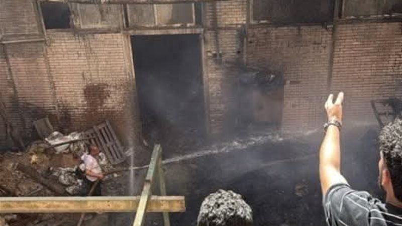 صورة من موقع الحريق 