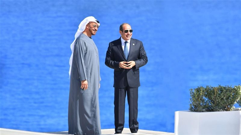 الرئيس السيسي ورئيس الإمارات 