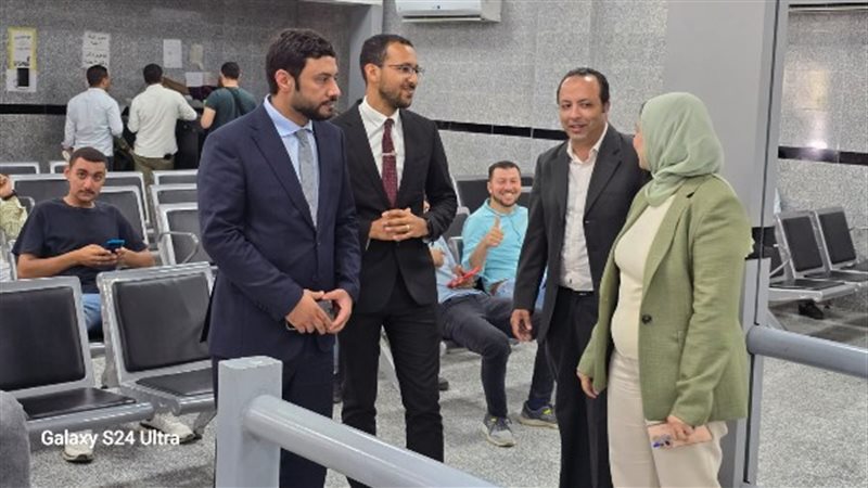 خلال الزيارة 